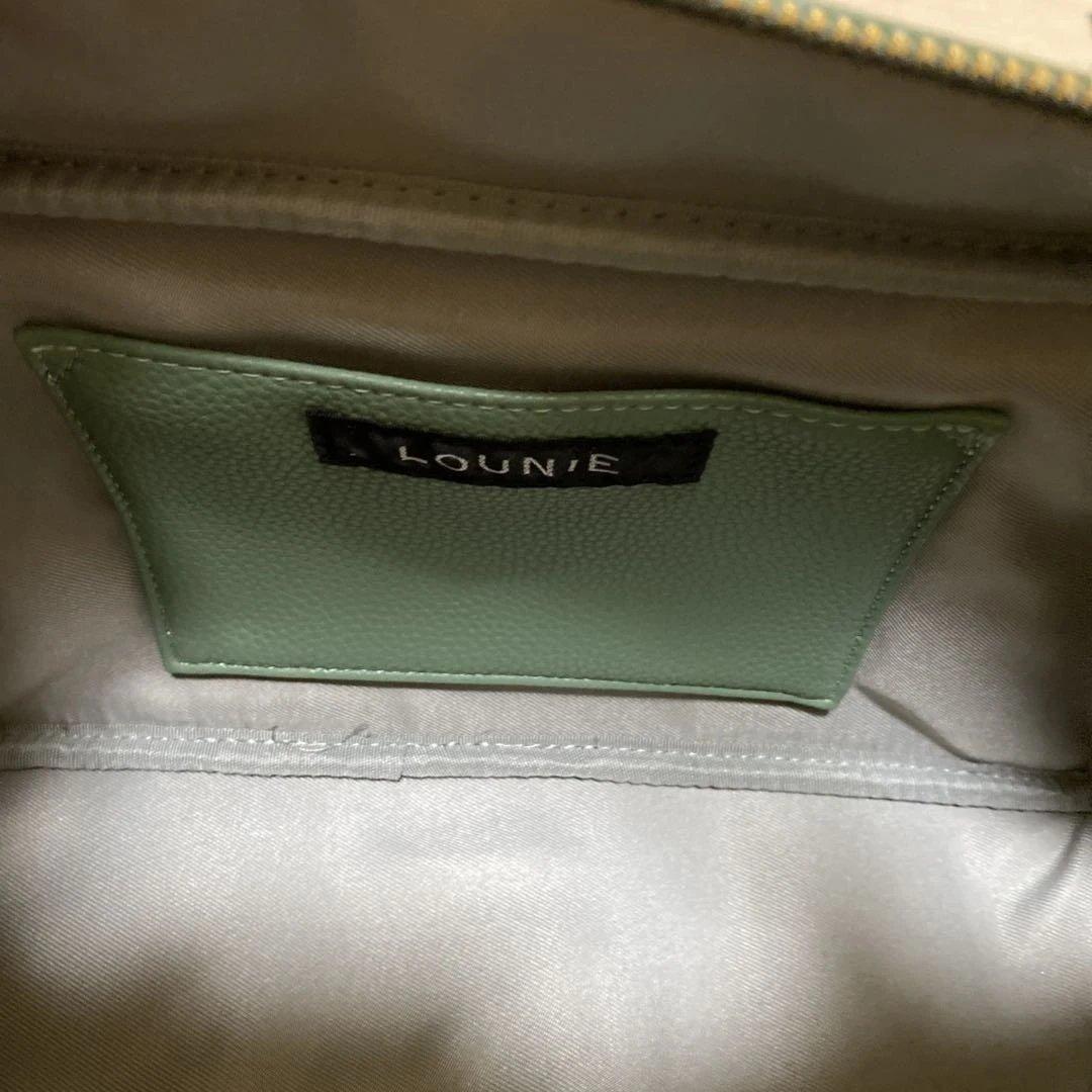 LOUNIE グリーン ハンドバッグ