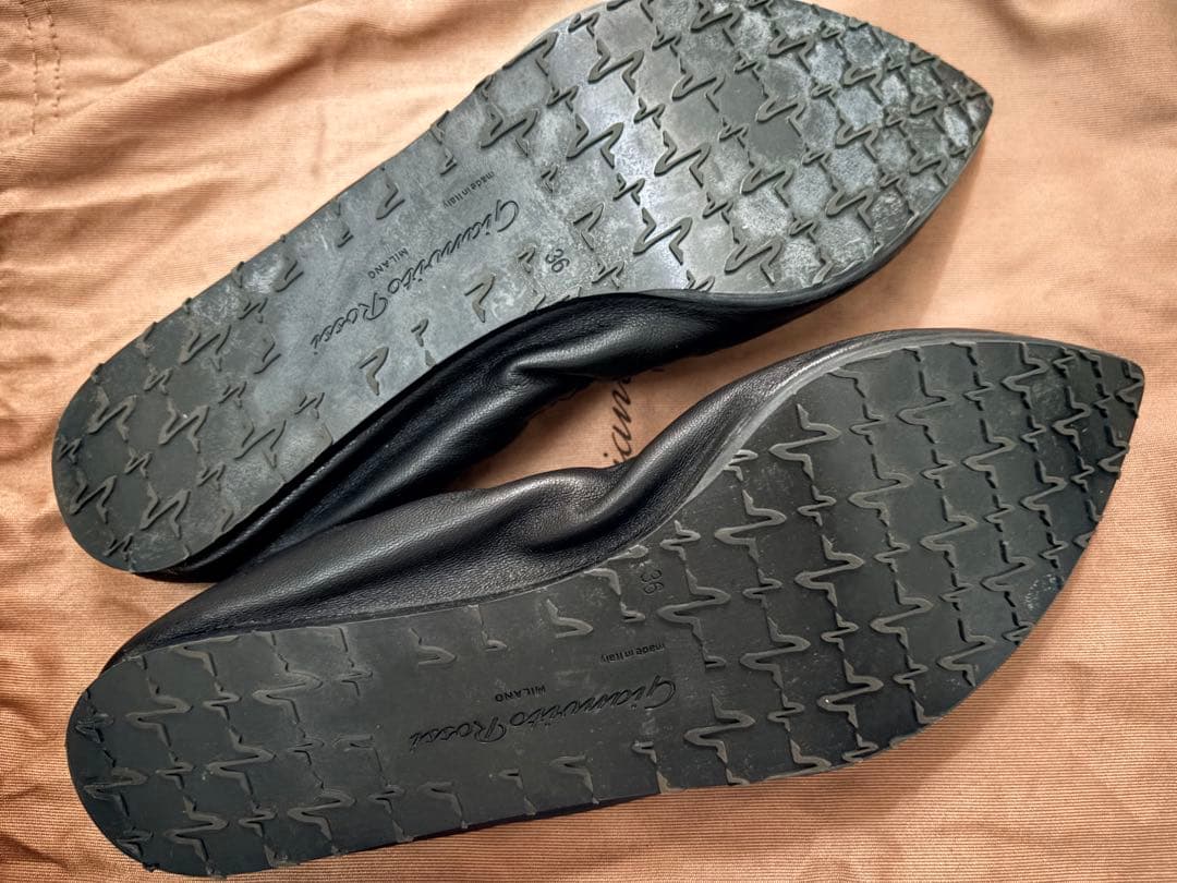 ジャンヴィトロッシフラットシューズバレーシューズIENAペリーコ セルジオロッシ