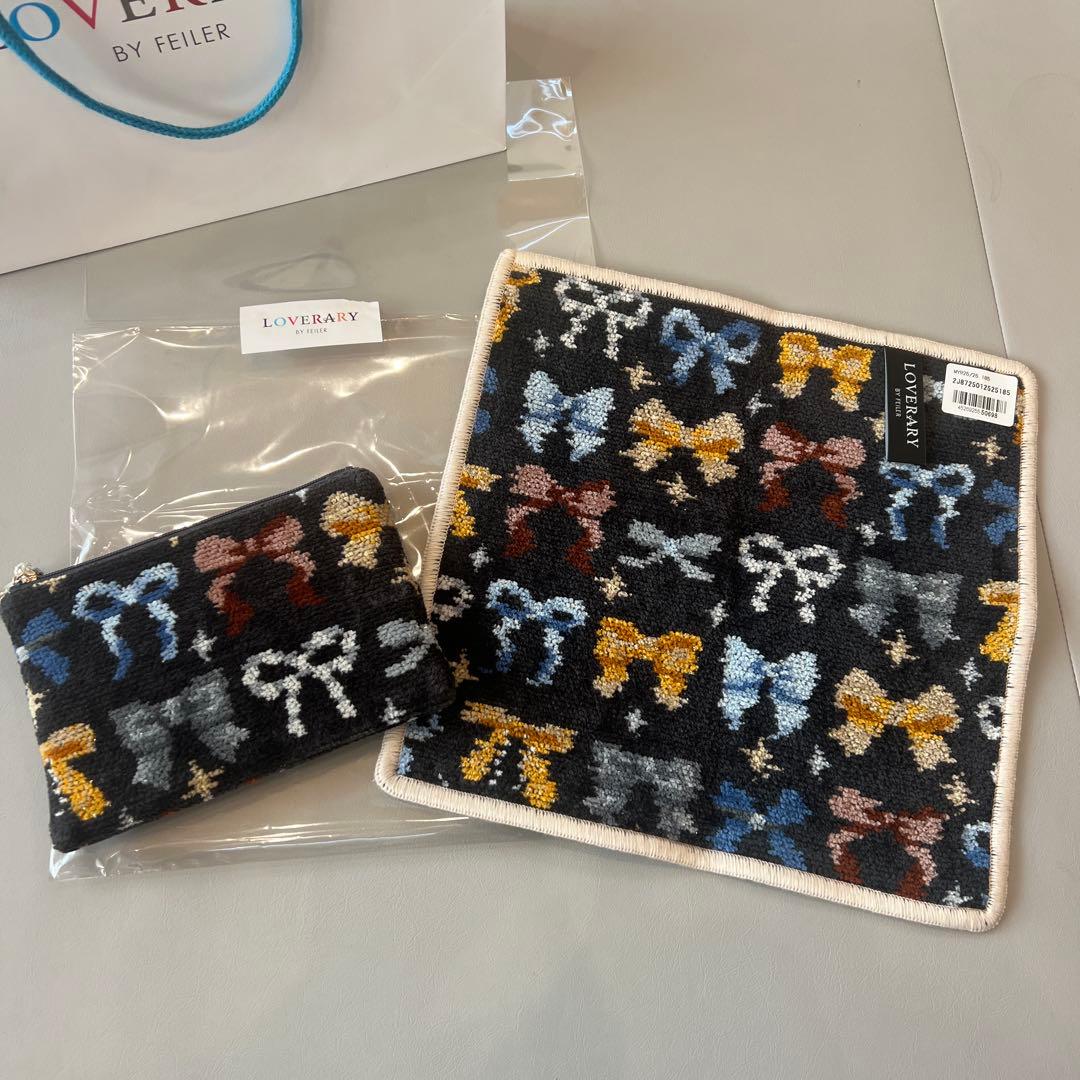 新品　ラブラリーバイフェイラー　メニーリボンズ　ティッシュポーチ　ハンカチ