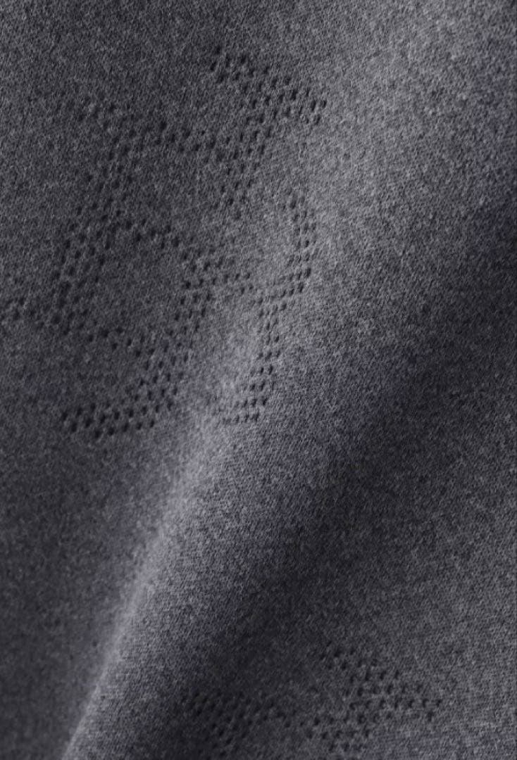 新品 ジャックバニー ピンソニック裏フリース 防風テーパードパンツ(5)Lグレー