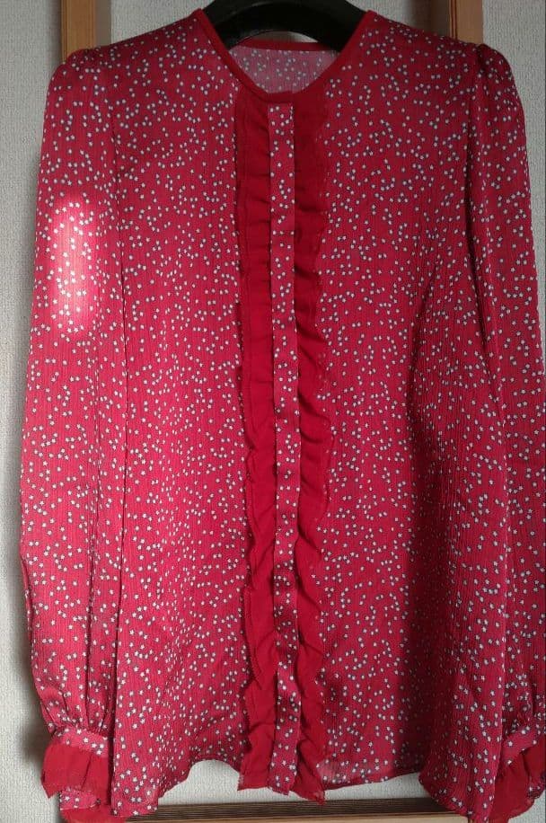 ご購入予定者様ありタグ付新品未使用ANAYI長袖ブラウス３８ 定価31,900円