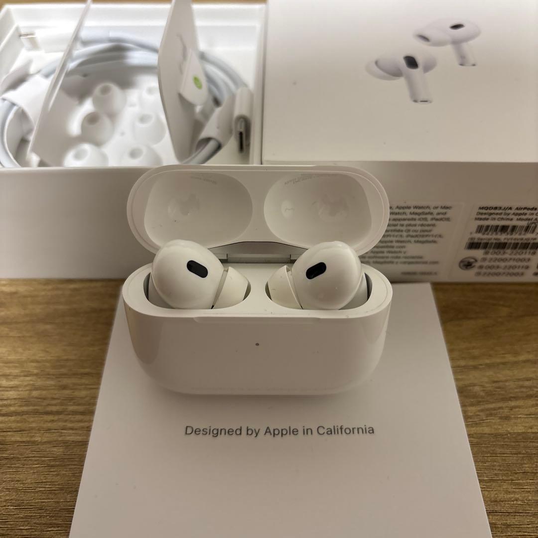 美品 AirPods Pro 2 第二世代 付属品完品