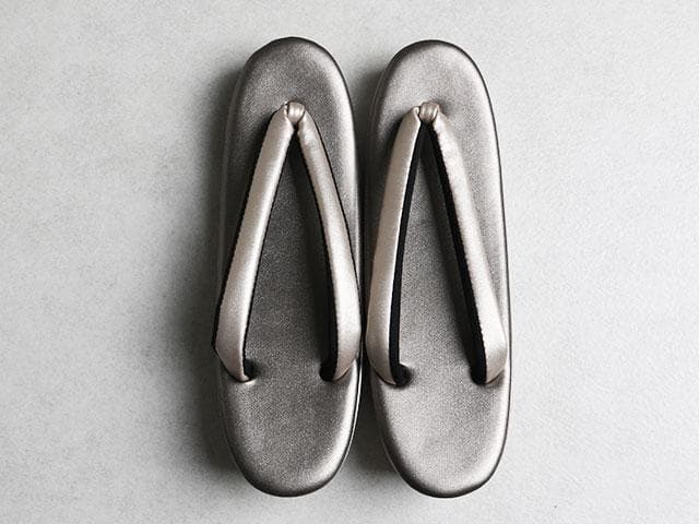 【新品】草履バッグセット 草履 　25cm (マットゴールド)　 02216