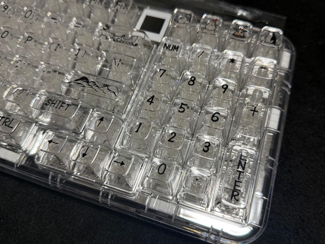 【希少・入手困難】CoolKiller CK98 透明メカニカルキーボード