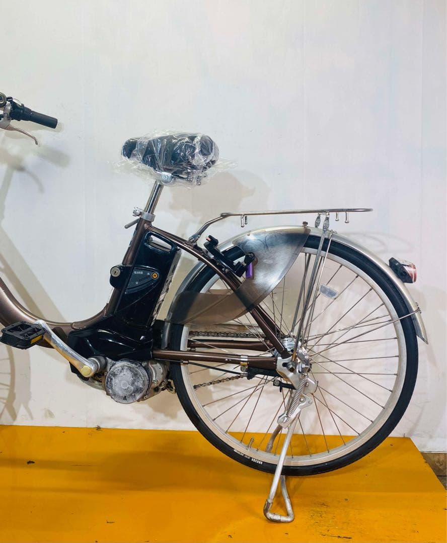 電動アシスト自転車 シティタイプ ブラウン