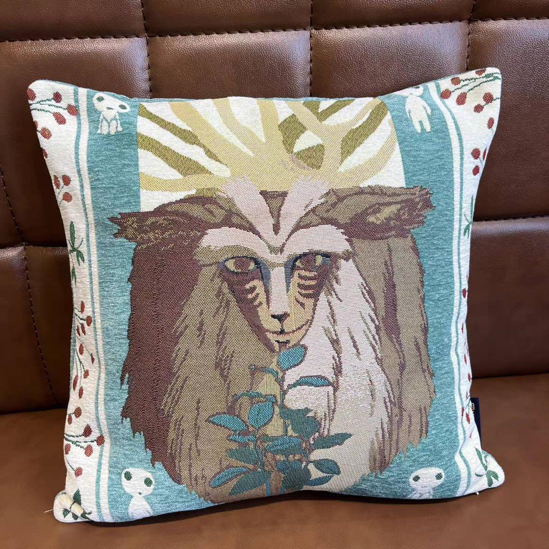 シシ神　デザイン クッションカバー 45×45cm