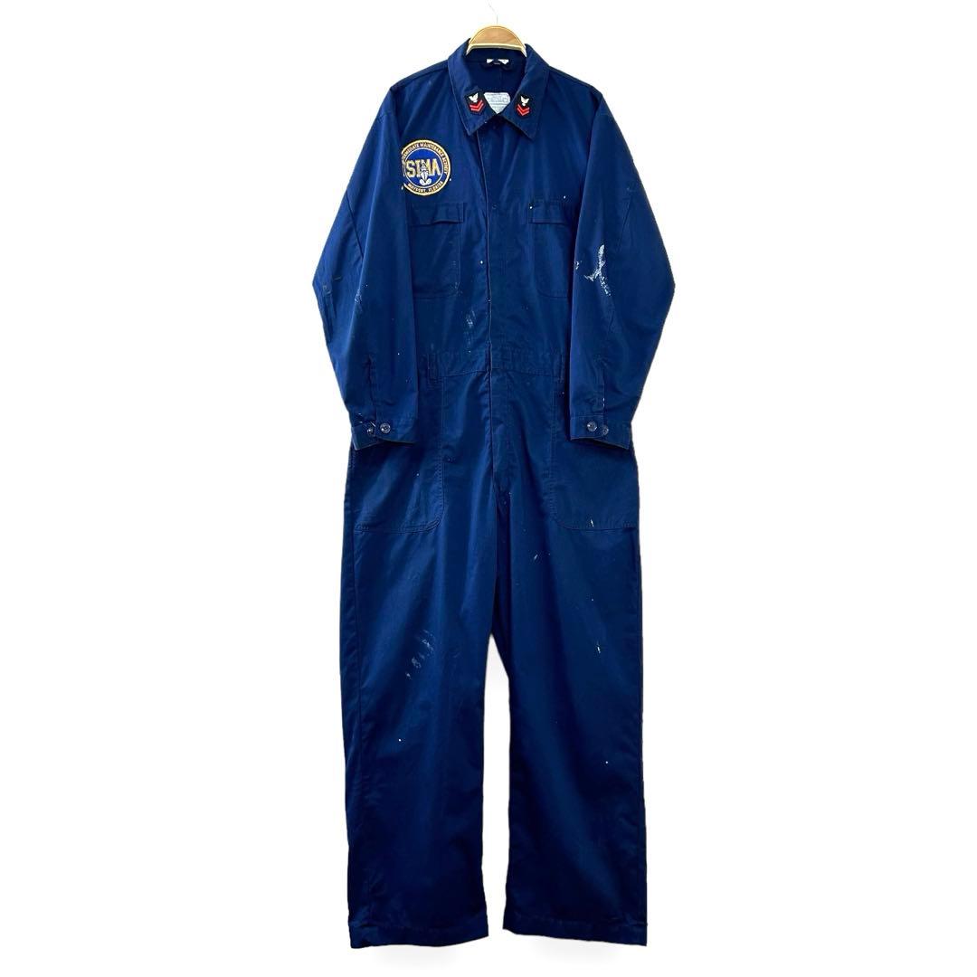 米軍 海軍 USNAVY ユーティリティカバーオール つなぎ ミリタリーS40.