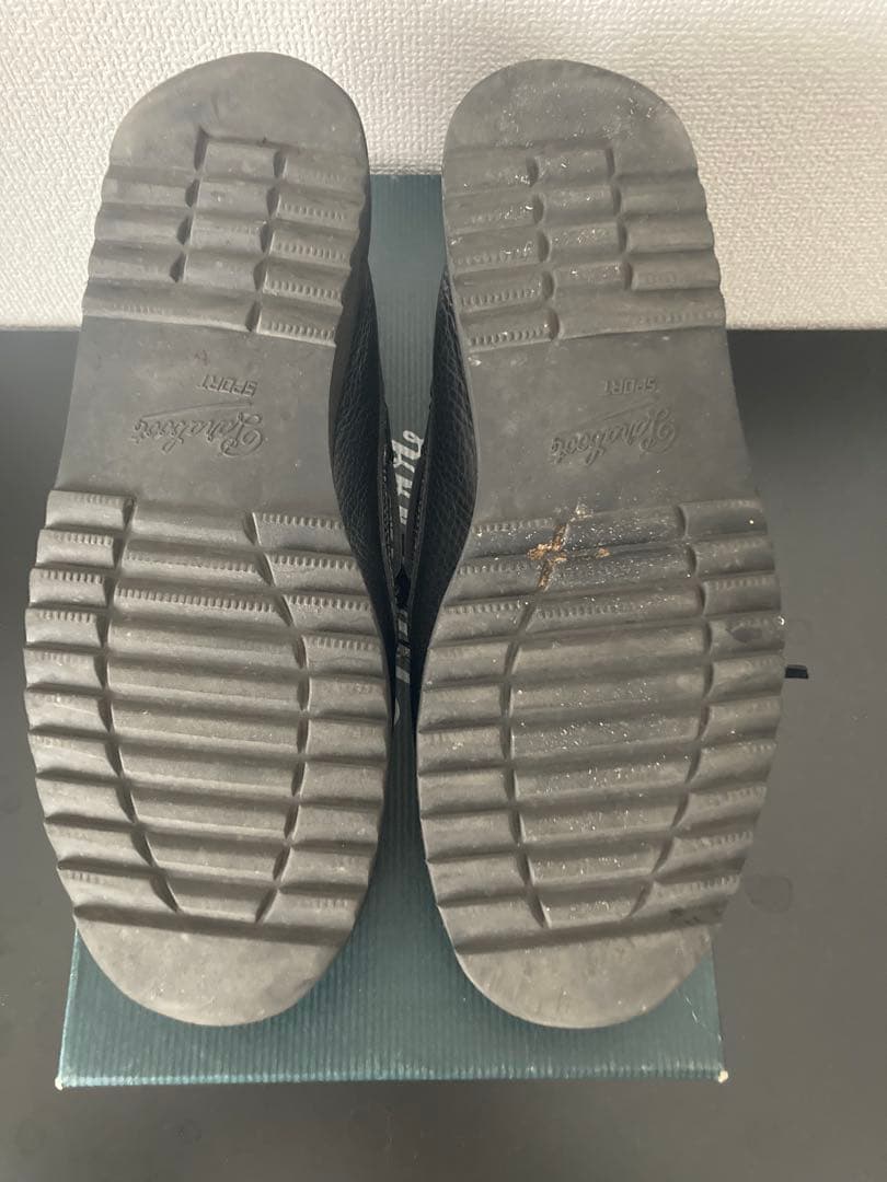 PARABOOT：BARTH SPORT デッキシューズ ブラック×ブラウン 7