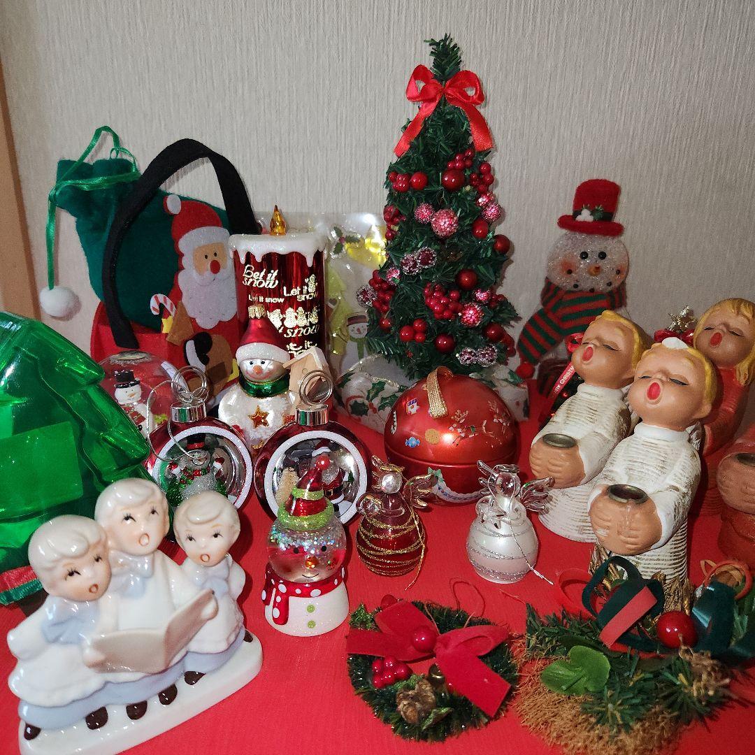 楽しいクリスマス飾りいろいろ　オーナメント　ツリー　サンタ　雪だるま　ボール　星