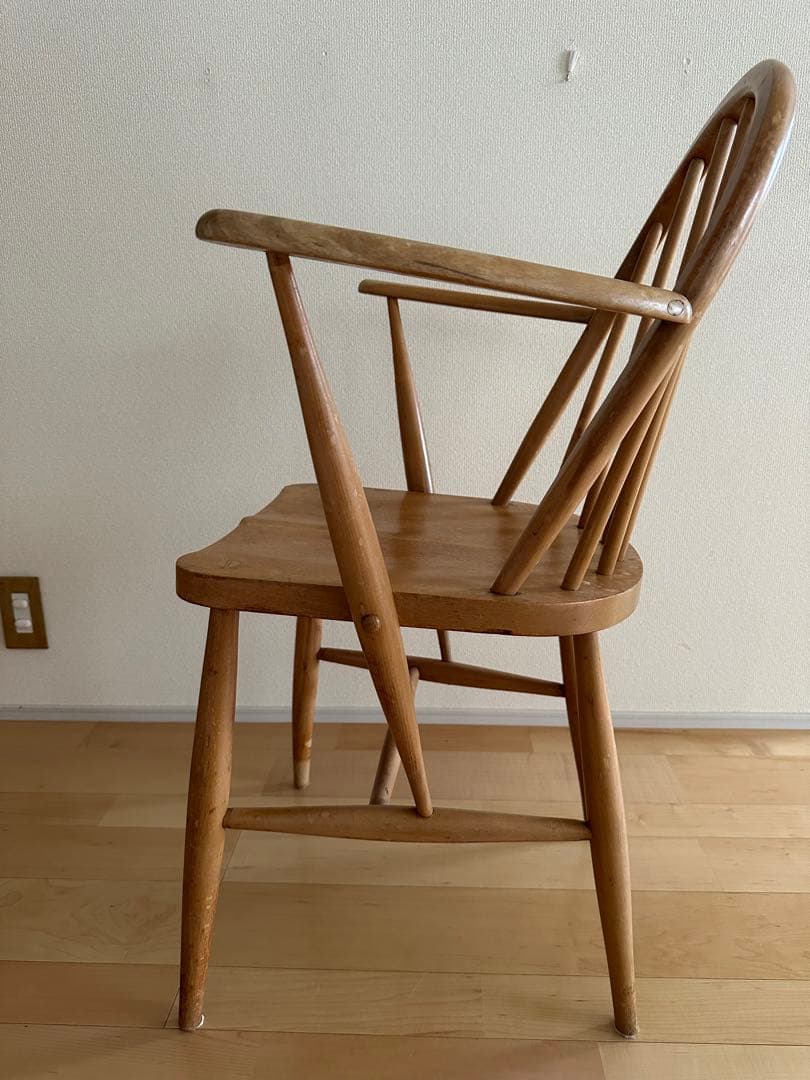 fiat lux イギリスアンティークercolフープバックアームチェア