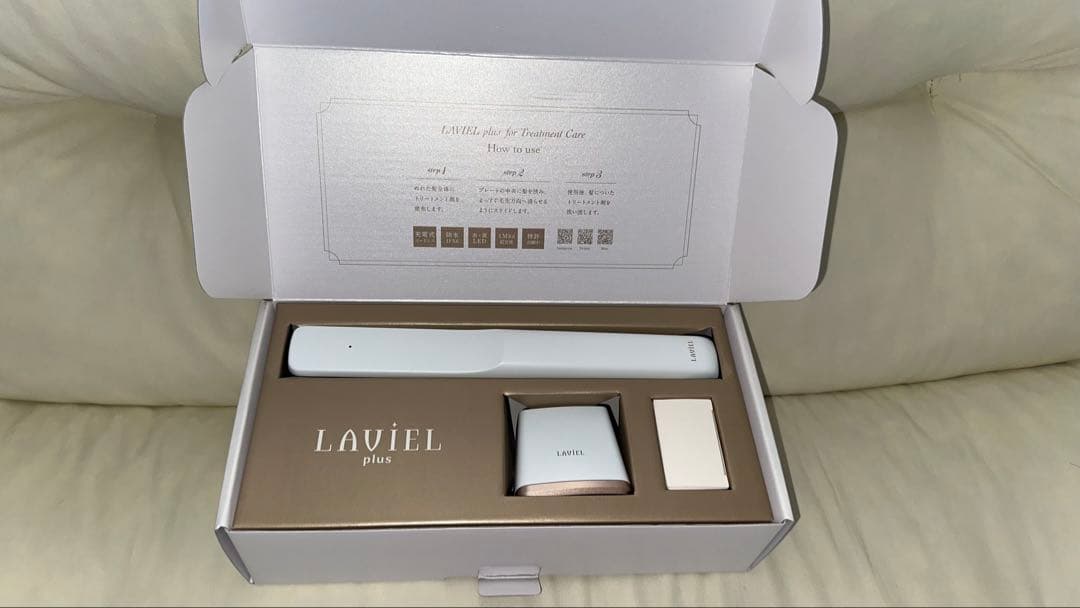 LAVIEL plus 超音波トリートメントヘアアイロン LV-TR01