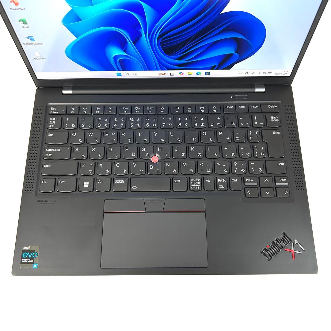 美品 Lenovo X1 Carbon Gen9 i5 バッテリー良好 オフィス
