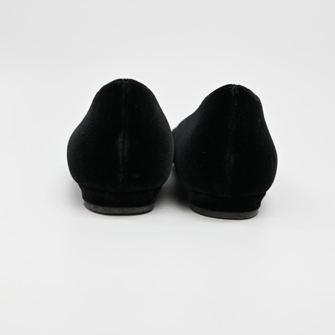 ■ □ 45769★マノロブラニク ハンギシ パンプス　フラットシューズ