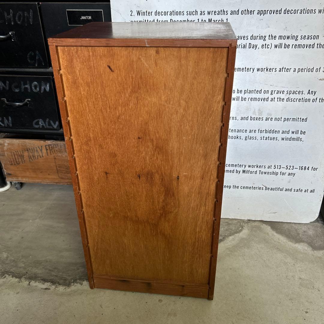 昭和レトロ 木製 薬箱 ミニチェスト 箪笥 引き出し収納 22杯10段 蚤の市