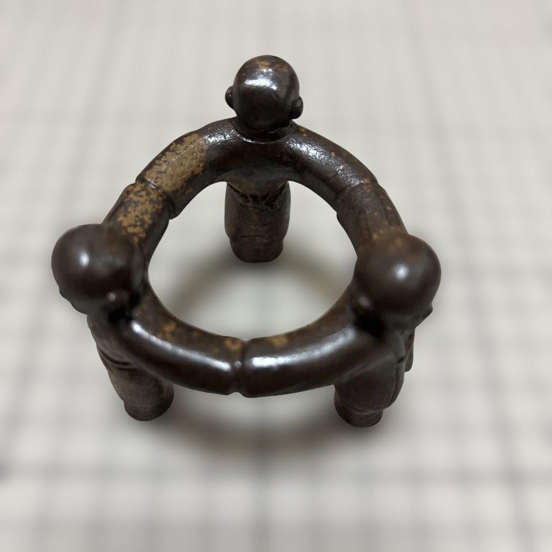 備前焼　蓋置 ふた置 茶道具　7点セット