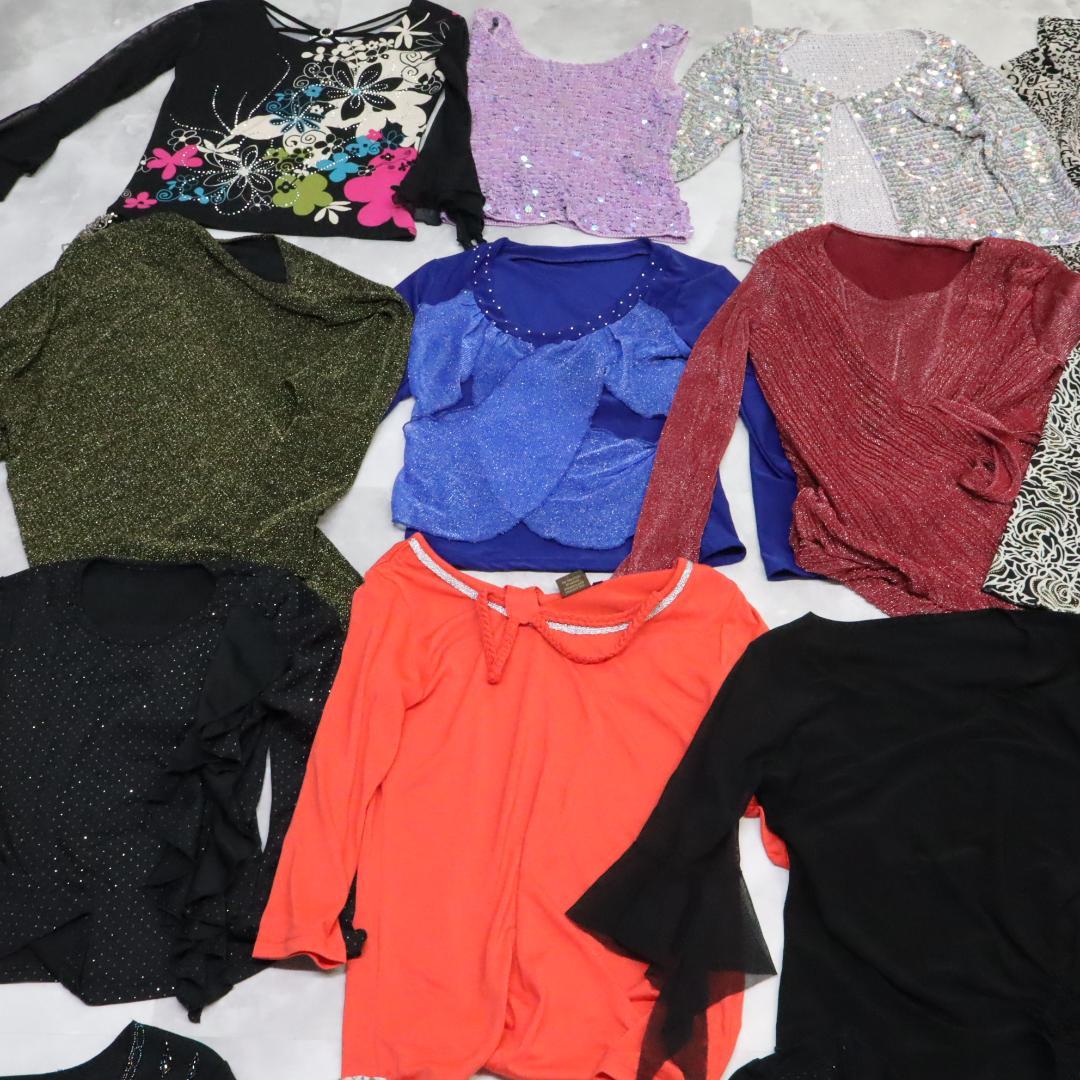 美品 社交ダンス 衣装 レッスン着 30着 まとめ売り ブラウス トップス