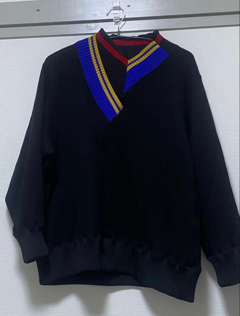 【Nさん専用】kolor カラフルストライプ Vネックセーター