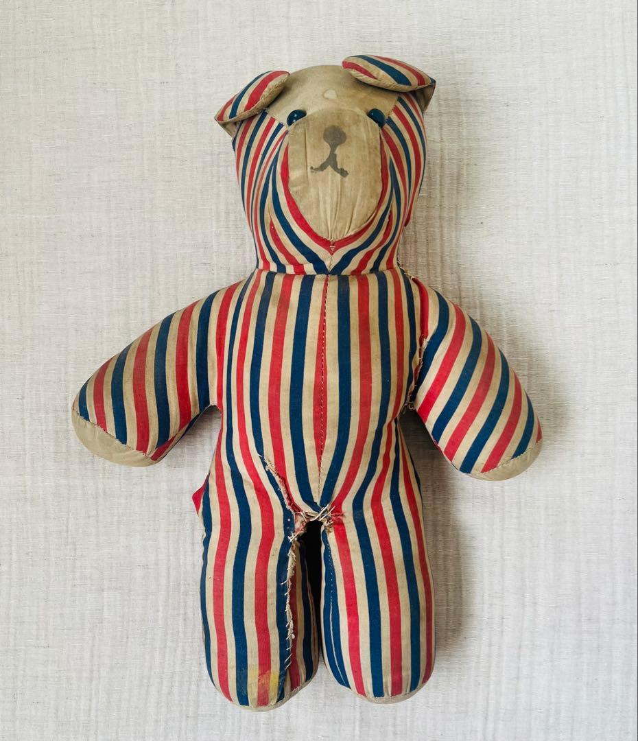 アンティークヴィンテージUSAテディベア うさぎドール古びたぬいぐるみ