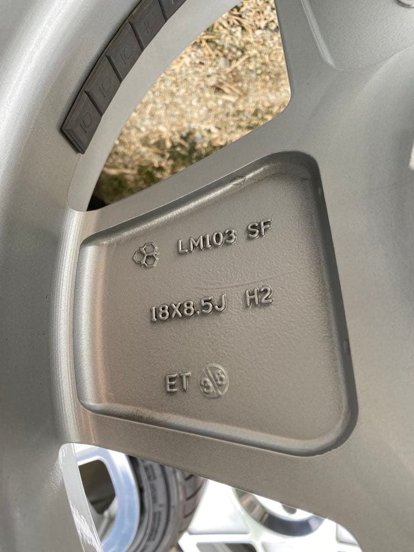 美品 3SDM 0.05 18インチ タイヤホイールセット