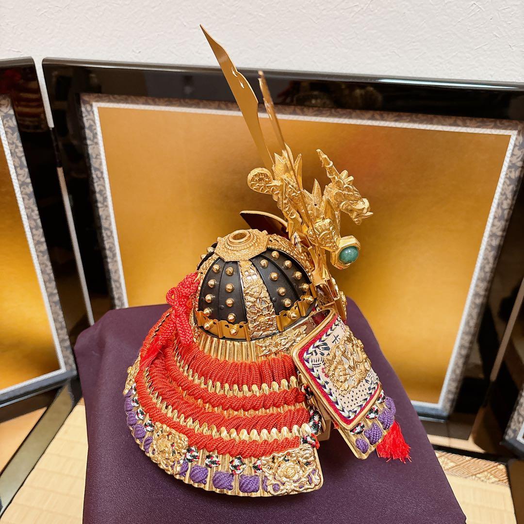 五月人形　兜　陣羽織　京甲冑　平安武久作　五月飾り　伝統　こどもの日　健康