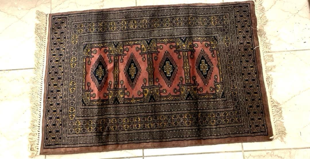 ヴィンテージラグ　マット　美品