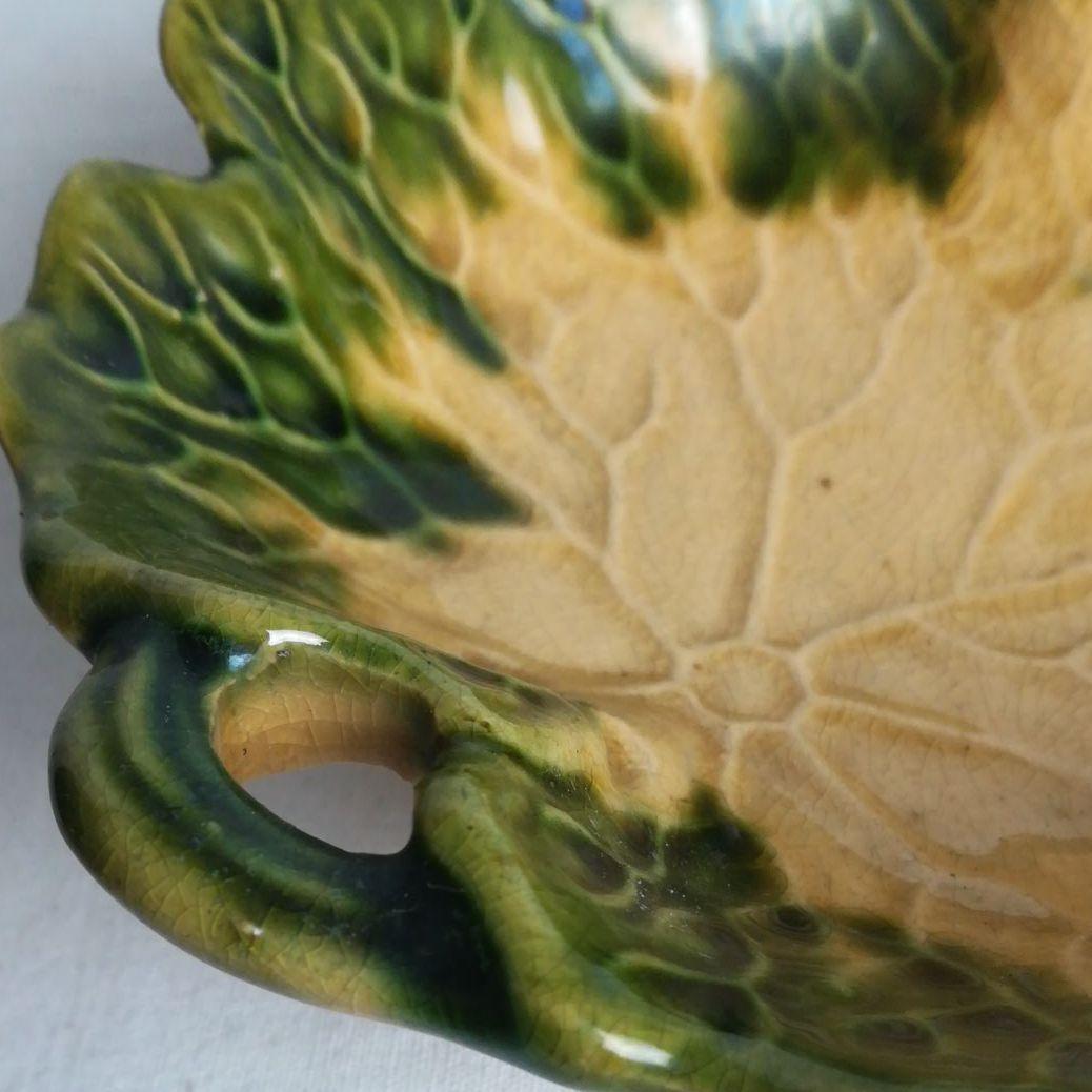 時代　出雲焼　葉っぱ型　小皿　小鉢　５客