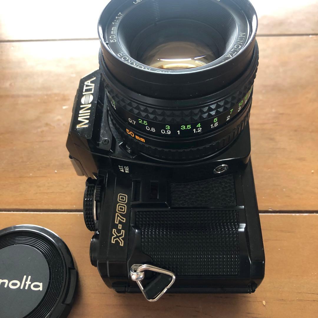 MINOLTA X-700 フィルムカメラ MD ROKKOR 50mm レンズ