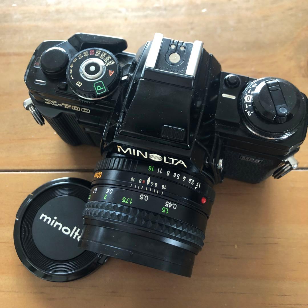 MINOLTA X-700 フィルムカメラ MD ROKKOR 50mm レンズ