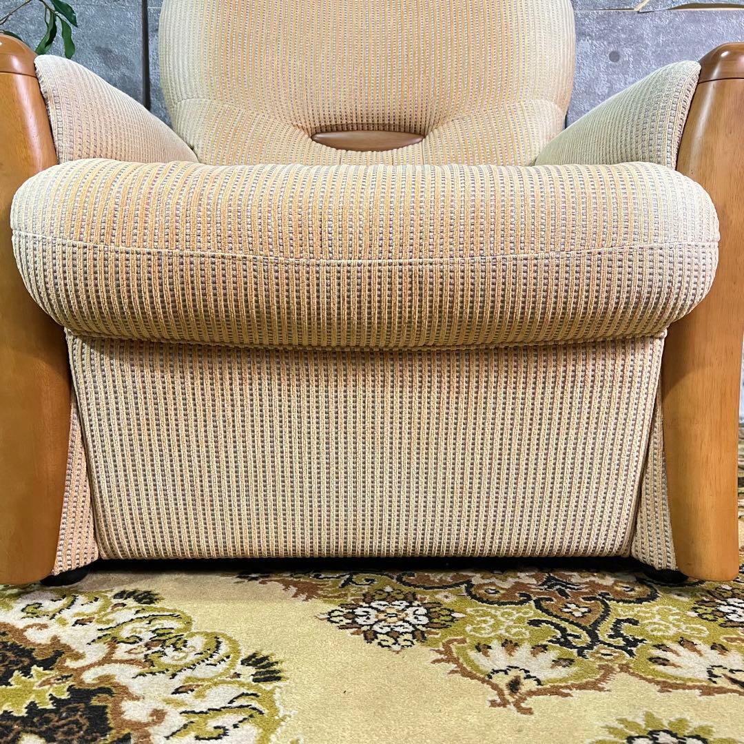 ꧁カリモク家具 karimoku꧂1人掛けアームソファ 1P リビングチェア