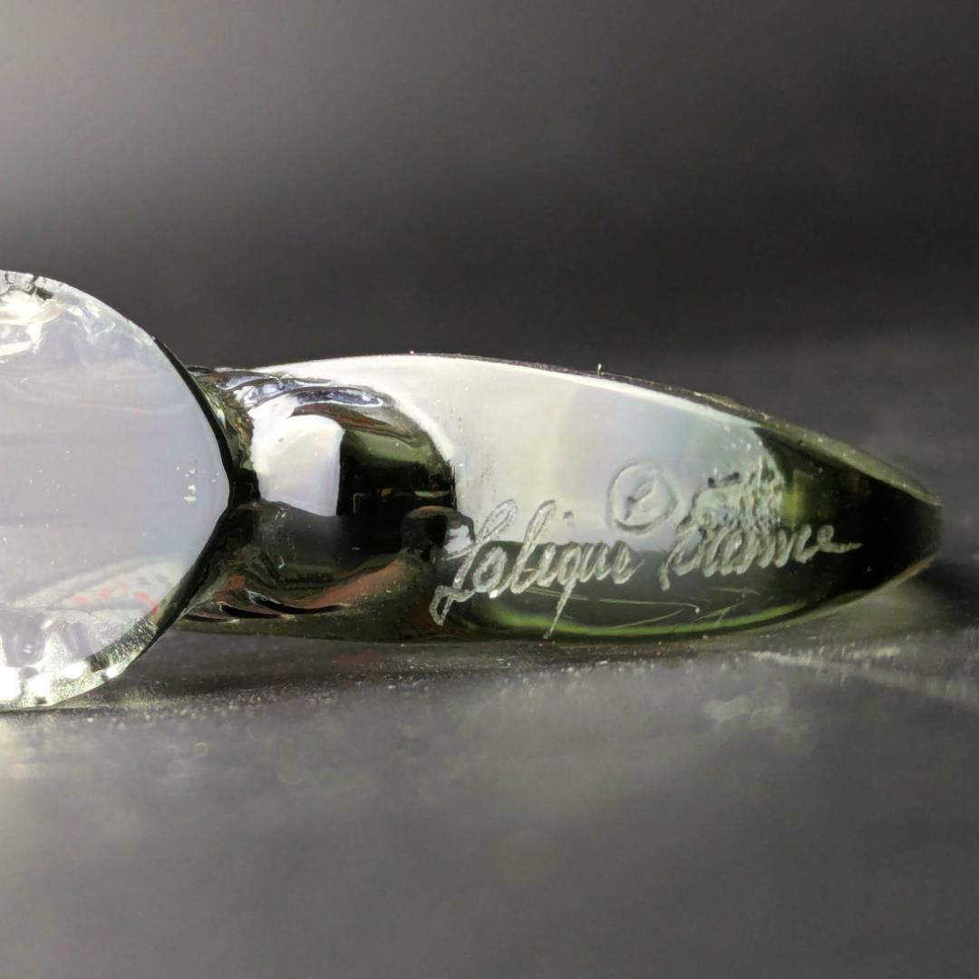 掌の美術 ラリック グレーイッシュ パピヨン蝶 オブジェ 精緻 洗練エナメル彩