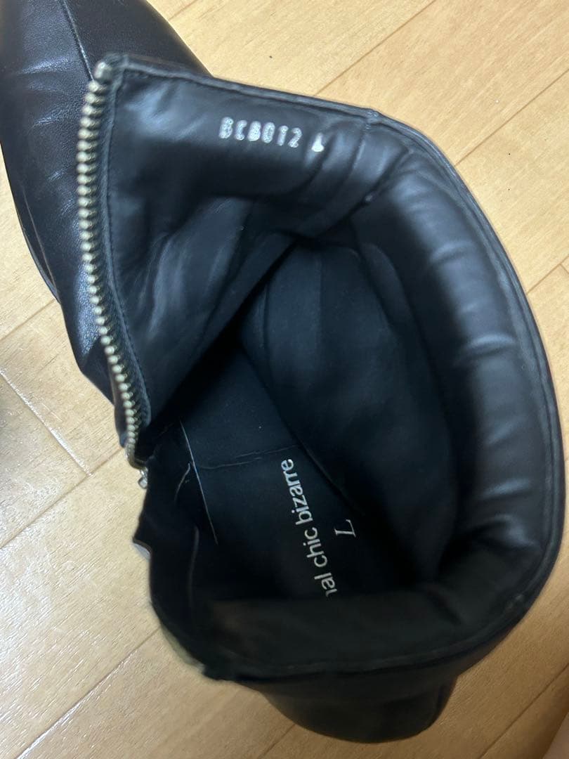 banal chic bizarre ヒールブーツ レザー