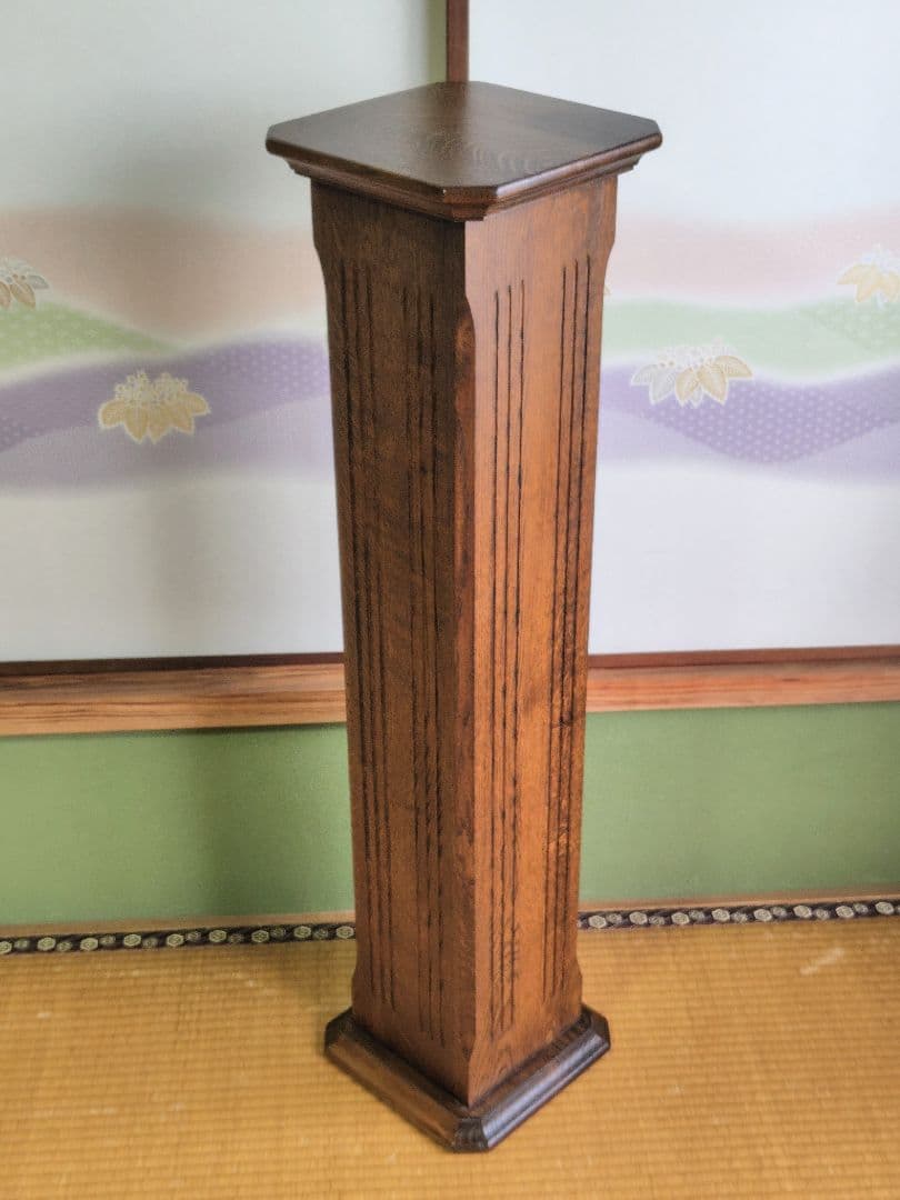 木製　無垢材　CDラック　CD入　CD　５０枚　２枚組・５個　タワー形状　飾り台