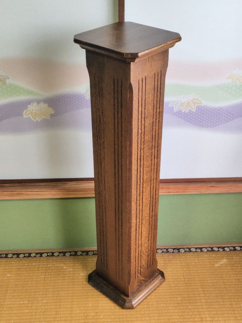 木製　無垢材　CDラック　CD入　CD　５０枚　２枚組・５個　タワー形状　飾り台