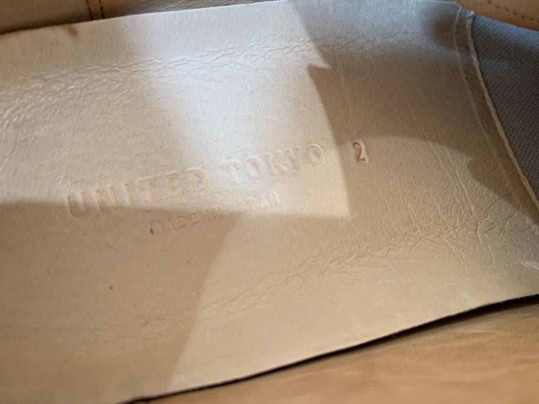 ユナイテッドトウキョウ コードバン プレートトゥシューズ サイズ2