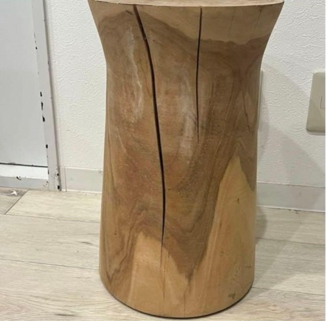 関家具 ST LOLO A スツール サイドテーブル 丸太 Lタイプ