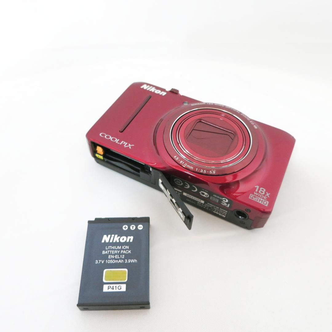 Nikon COOLPIX Ｓ9300 レッド コンパクトデジタルカメラ