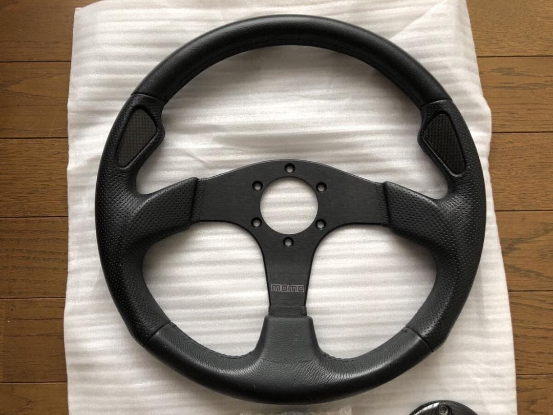 正規品 MOMO モモ ステアリングJET 35Φ 350mm カーボン 平織