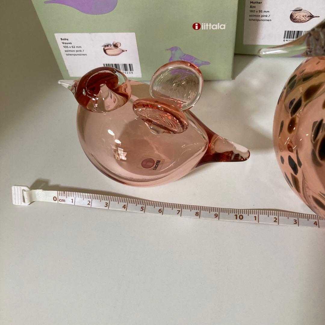 イッタラ　バード　マザー&ベビー　サーモンピンク