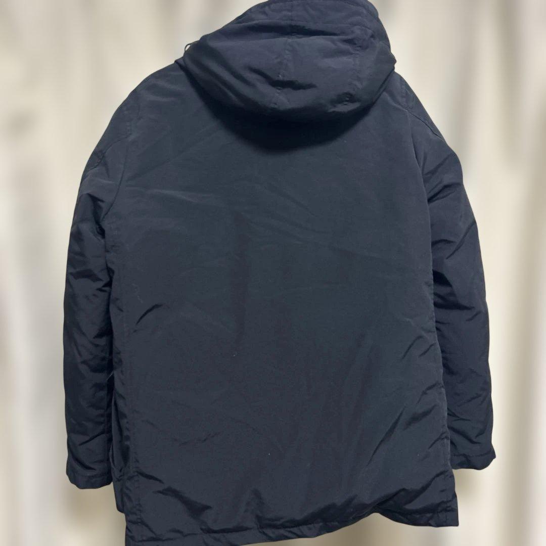 DANTON ブラック ダウンジャケット フード付き　サイズ40