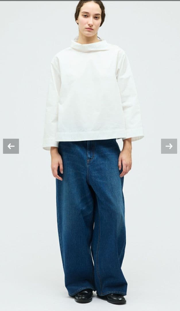 mizuiro ind　ミズイロインド　ブラウス　オフホワイト　新品