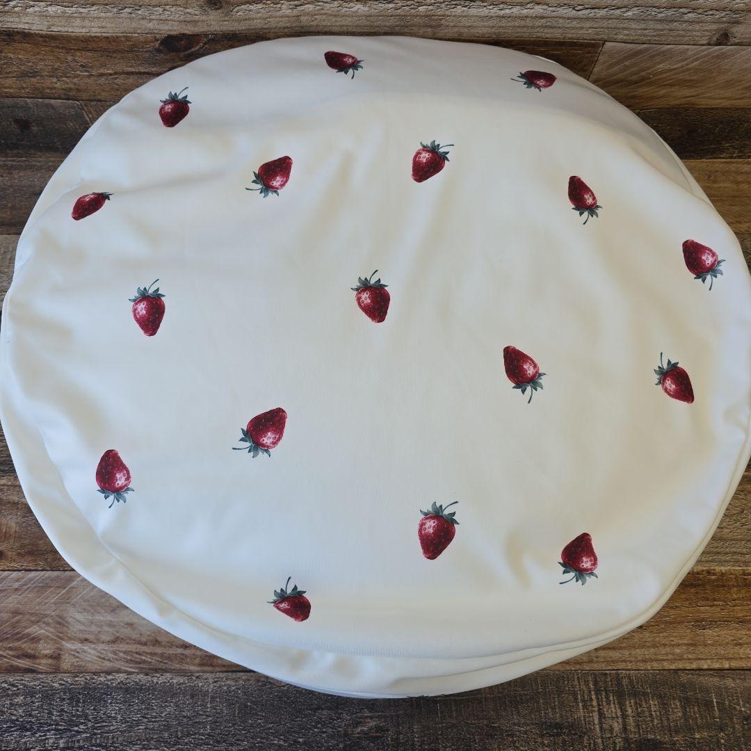 gelato pique ONLINE限定 モチーフビーズクッション いちご柄