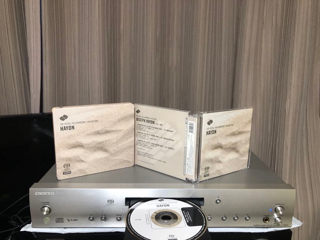 ☆実働品ONKYO C-S5VL(S)　SACD/CDプレーヤー　純正リモコン付