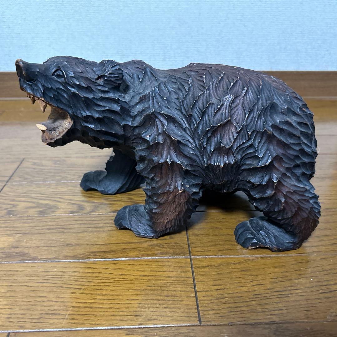 木彫り 熊 四代目 忠行作
