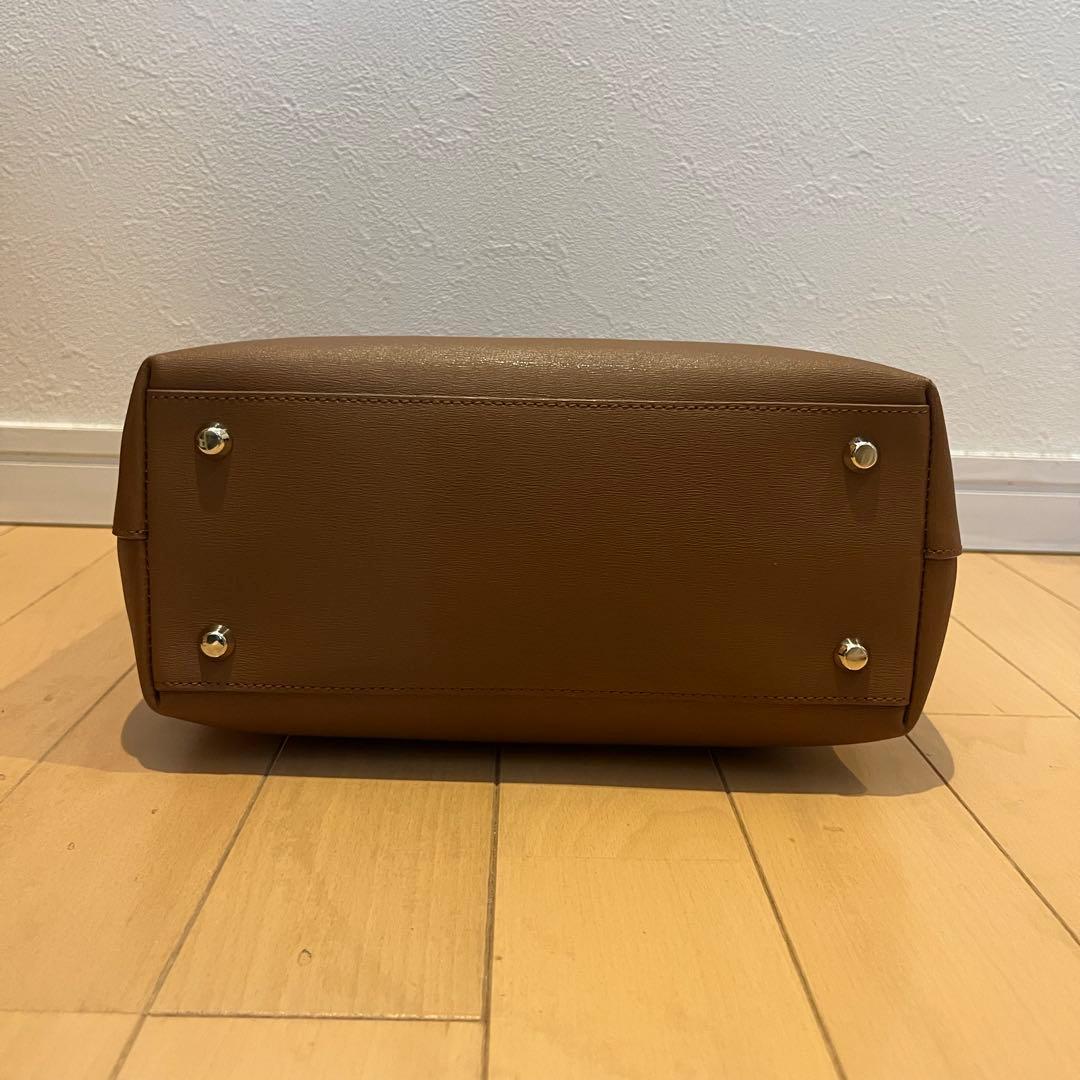 Paul Smith ポールスミス ハンドバッグ ブラウン レザー