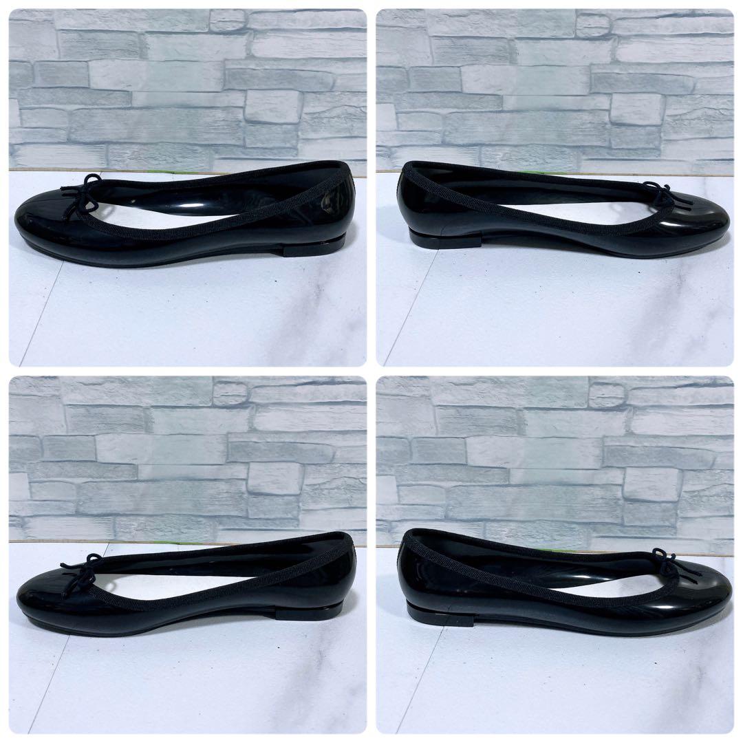 極美品 repetto レペット サンドリオン フラットシューズ 黒 38