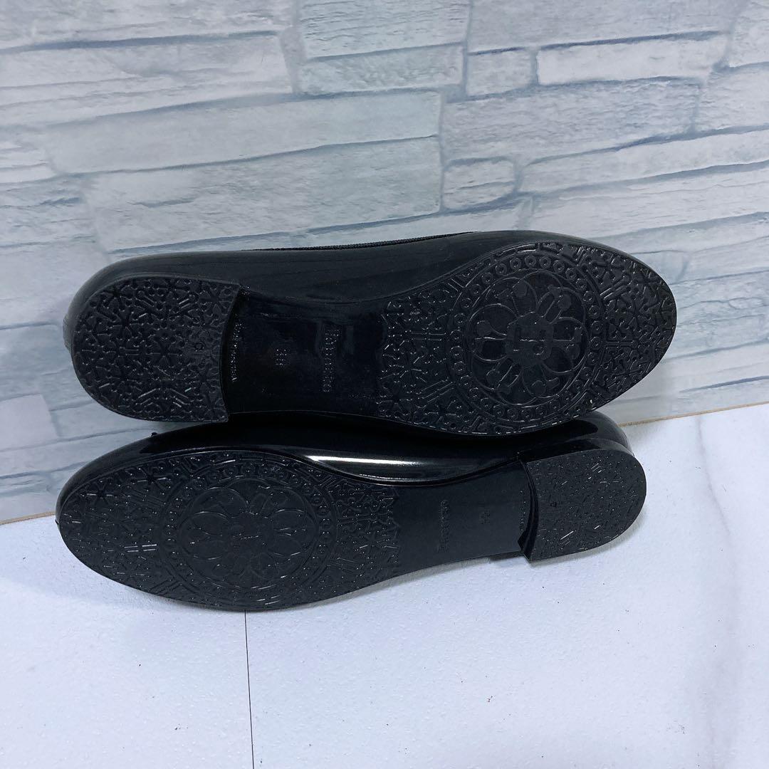 極美品 repetto レペット サンドリオン フラットシューズ 黒 38