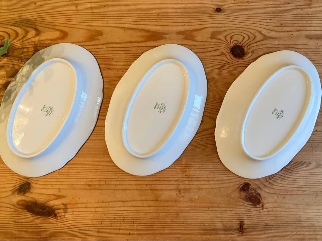 ジノリ　アンティコチェリー　オーバルプレート×3