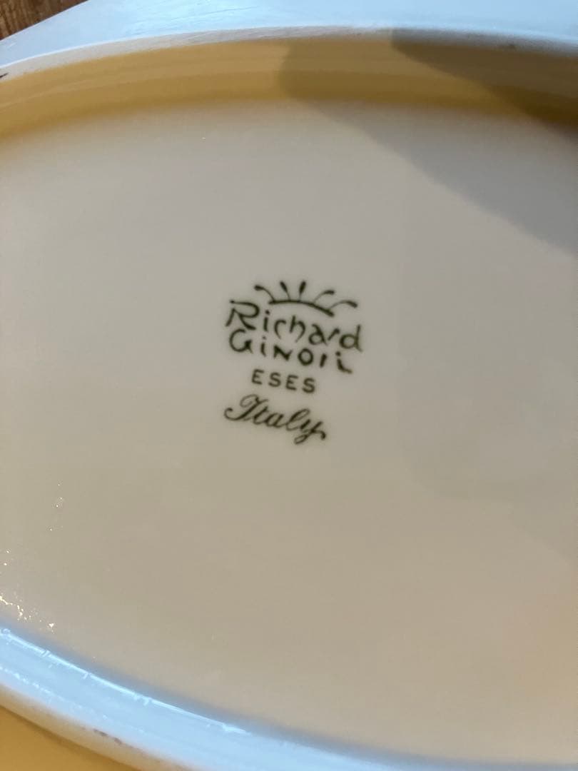 ジノリ　アンティコチェリー　オーバルプレート×3