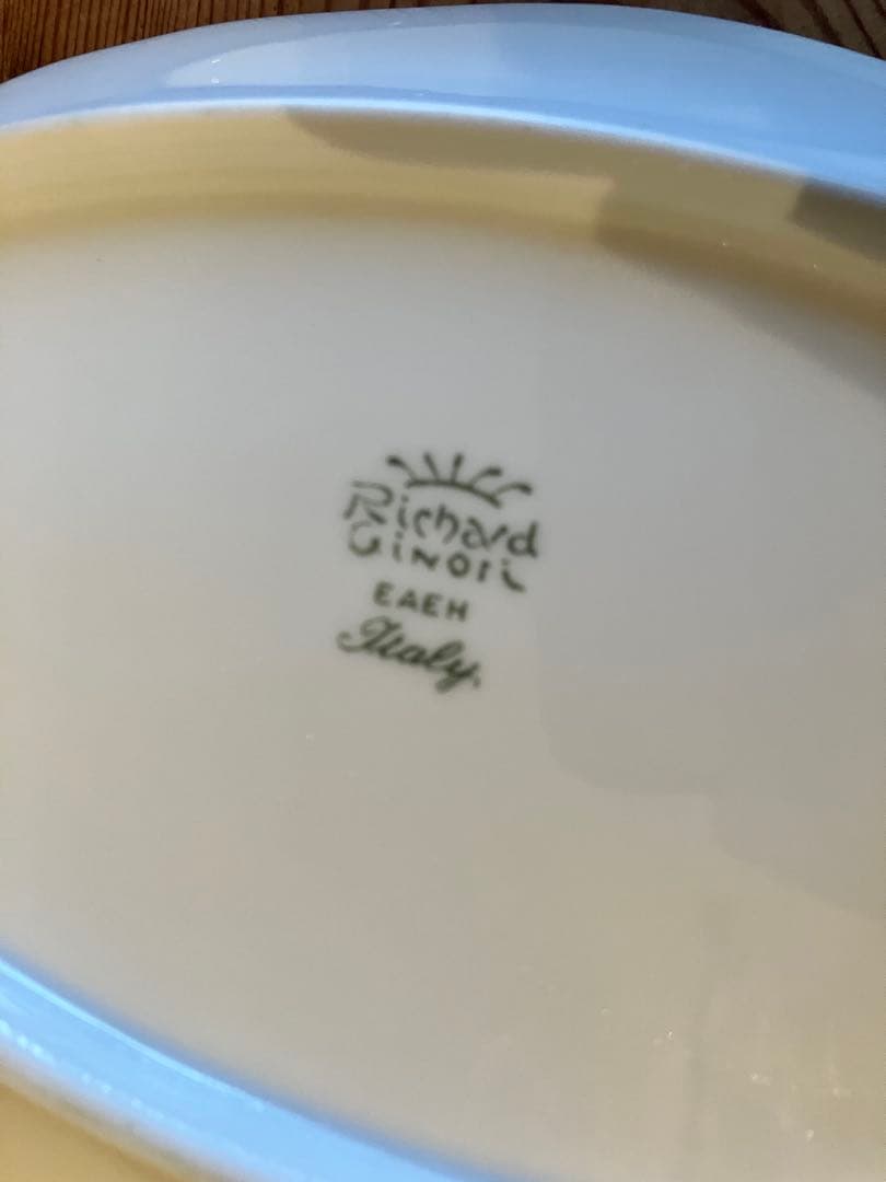 ジノリ　アンティコチェリー　オーバルプレート×3