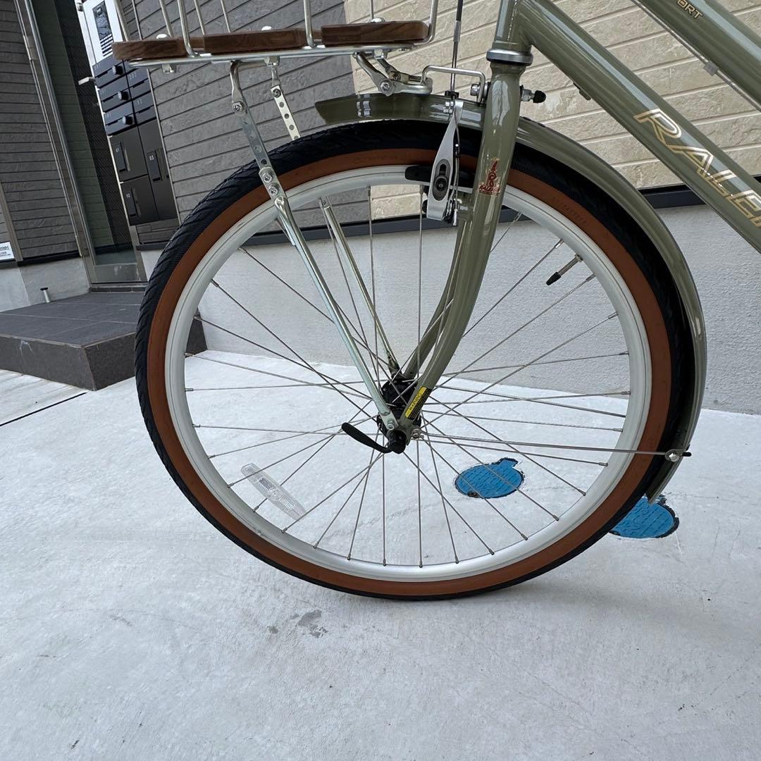 自転車 RALEIGH ラレー CLB-S クラブスポーツ 前カゴ クロスバイク